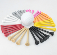 Tees de golf en alliage de zinc de tailles et couleurs variées, durables, accessoires d'entraînement de golf en intérieur, pack en vrac portable, pour les amateurs de golf