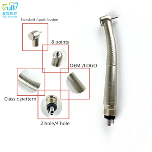 قبضة أسنان عالية بالكامل Medica مع زر ضغط متعدد النقاط 4 بخاخ ماء مع/بدون ليد كهربائي مصنوع من الفولاذ المعدني - Product Image 3