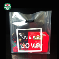 Sachets de thé au lait ou café, 4 pièces, haute transparent, sac en plastique PE découpé, logo personnalisé épais