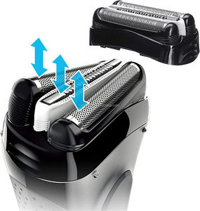 Cabezal de Afeitadora Eléctrica 21B 21S 32B 32S para <span class=keywords><strong>Braun</strong></span>, Lámina de Repuesto y Cartucho Compatible con las Afeitadoras <span class=keywords><strong>Braun</strong></span> Serie 3 - Product Image 3