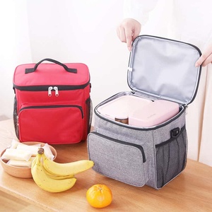 Blue Insulated Cooler Bag 7 Inch With Mesh Pocket Portable Picnic Cooler All Seasons Use - Product Image 6
