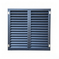 Grille verticale moderne en alliage d'aluminium personnalisée avec persiennes en Z, moustiquaire pour système de ventilation HVAC, écologique, garantie 5 ans