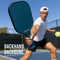 Raquette de pickleball en carbone pressé à froid, structure durable, sensation de frappe stable pour les tournois