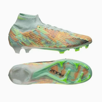 Chaussures de football à crampons argentées Elite Youth Blast Mbappe Cristiano Ronaldo Luminous Men Speed 6 25th Anniversary Football Boot