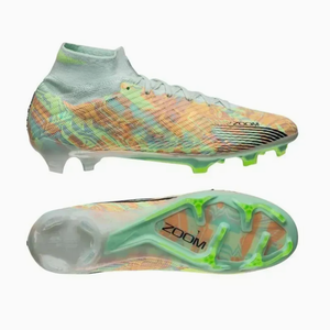Chaussures de football à crampons argentées Elite Youth Blast Mbappe Cristiano <span class=keywords><strong>Ronaldo</strong></span> Luminous Men Speed 6 25th Anniversary Football Boot - Product Image 4