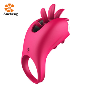 Non Piercing Vibrating Tongue Ring - Silicone Glow Design Non Piercing Vibrating Tongue Ring - Silicone Glow Design