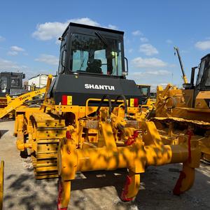 Shantui SD16 Bulldozer de Orugas, Maquinaria de Movimiento de Tierras, Equipo de Construcción Anfibio, Amarillo - Product Image 3