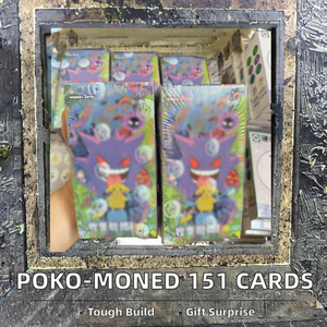 Venta al por mayor XINHONG Poko-Moned PTCG Gengar Trading Cards Booster Box Estuche de exhibición de acero inoxidable y plástico Vol.3 Jing PQ Sorpresas - Product Image 2