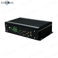 Mini PC Industrial de 9.ª Generación con CPU I7 9750H, 3* 4*RS232, 2*422/485 COM, 14GPIO, 2*i225, 2.5G, DDR4, SSD, Sin Ventilador, Nueva Computadora de Escritorio
