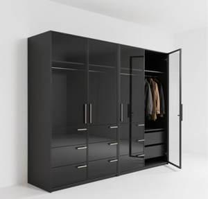 Armoire <span class=keywords><strong>à</strong></span> montage facile : Rangement robuste et moderne pour <span class=keywords><strong>chambre</strong></span> et logements locatifs - Product Image 6