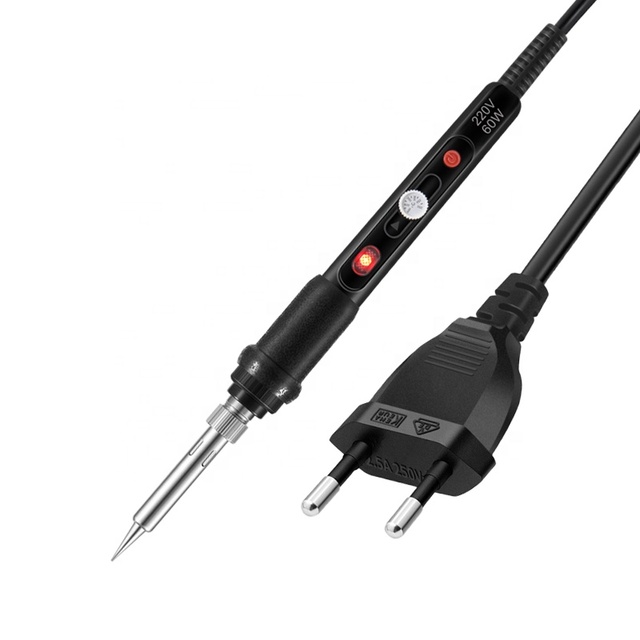 Portable 110V-240V 60W/100W Soldering Iron Internal Heating Adjustable Temperature Electric Soldering Iron Gun