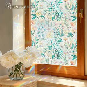 <span class=keywords><strong>Film</strong></span> adhésif statique PVC Merveilleux <span class=keywords><strong>Magicien</strong></span> <span class=keywords><strong>d</strong></span>'<span class=keywords><strong>Oz</strong></span> Arc-en-ciel Écologique Protection UV pour Appartement Salon Salle de bain Chambre - Product Image 1