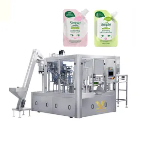 Automatic Pouch Doypack lotion liquid stand up Filling Packing Machine