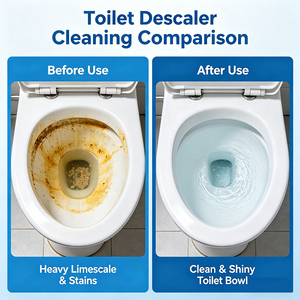 Poudre détartrante professionnelle pour toilettes, formule effervescente, éliminateur de tartre urinaire et de calcaire pour cuvettes en céramique, nettoyage en profondeur, 100g - Product Image 3