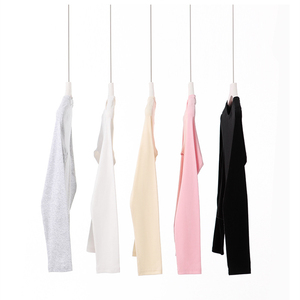 Magliette estive da donna RUICHI in cotone a maniche lunghe, girocollo, tinta unita, <span class=keywords><strong>aderenti</strong></span>. - Product Image 3