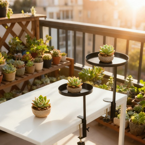 Étagère de fenêtre réglable pour <span class=keywords><strong>plantes</strong></span>, plateau de fenêtre à pince pour <span class=keywords><strong>plantes</strong></span> d'intérieur, étagères flottantes, plateau d'extension pour mangeoire à oiseaux - Product Image 3
