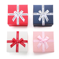 Caja de Regalo Rectangular de Papel Recubierto Ecológico de Múltiples Colores para un Solo Reloj con Almohada, Venta al Por Mayor