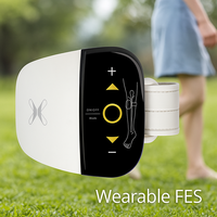 XFT G4 Manchette Anatomique pour Pied Tombant avec Électrodes Séquentielles Brevetées, Recharge Magnétique LED, Compatibilité Jambes Gauche et Droite, Contrôle par Application Mobile