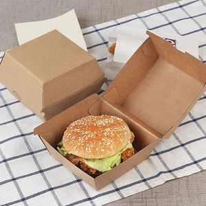 Restaurantbedarf Umweltfreundliche Recycelbare Wiederverwendbare Lebensmittelgeeignete Papier-<span class=keywords><strong>Burger</strong></span>-Catering-<span class=keywords><strong>Box</strong></span> Leuchtkasten-<span class=keywords><strong>Box</strong></span> mit Individuellem Logo - Product Image 6