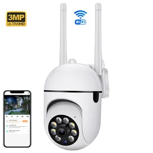 กล้องวงจรปิด2MP ไร้สายระบบรักษาความปลอดภัยของ3MP สำหรับบ้านอัจฉริยะเชื่อมต่อกับโทรศัพท์มือถือวิดีโอจอเด็กแบบสองทาง