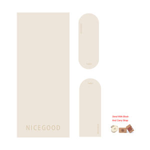 เสื่อโยคะขนาด8มม. เสื่อโยคะโยคะแบบยางด้านเป็นมิตรต่อสิ่งแวดล้อมทำจากหนัง PU ขนาดใหญ่ออกแบบได้ตามที่ต้องการ - Product Image 3