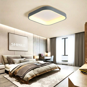 โคมไฟระย้า LED โมเดิร์น แสงวอร์มไวท์ 3500K IP44 ติดตั้งบนพื้นผิว ฐานโลหะ ดีไซน์มินิมอล Ra80 สำหรับห้องนั่งเล่น - Product Image 1