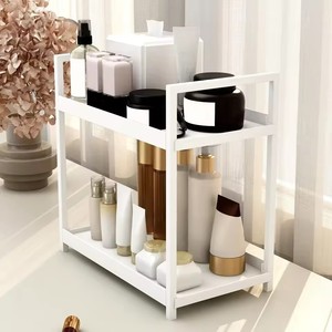 Organizador de 2 Niveles para Debajo del Fregadero, Cesta Deslizante para Gabinete, Estante de Almacenamiento con Ganchos para Colgar Tazas, Organizador para Baño y Cocina, Nuevo - Product Image 2