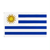 Totemflag 100% poliéster 3x5ft estilo volador serigrafiado suave ecológico personalizado Color Union Jack bandera Reino Unido