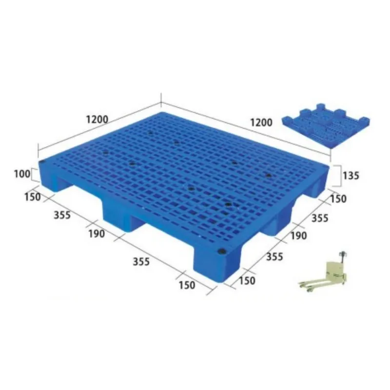 Palet plastik Eropa yang sangat laris palet plastik racking solid tahan lama