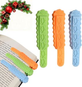 Marcador de Páginas de Silicona al por Mayor, Diseño Simple en Blanco, Marcador de Páginas con Memoria, Seguimiento Automático del Progreso de Lectura - Product Image 1