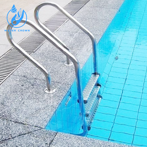 Escalera de Acero Inoxidable 304 Antideslizante, Portátil, OEM, para Piso y Piscina, con Características de Seguridad, Marca Water Crown Precio al por Mayor - Product Image 1