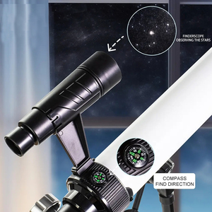 Télescope astronomique pour enfants, télescope astronomique portable en plastique, jouet télescope réfracteur avec trépied - Product Image 4