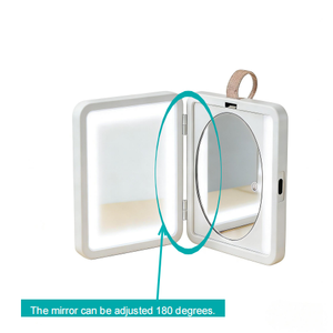 Espejo de Maquillaje Inteligente, Portátil y Plegable con Luz LED Recargable, Espejo de Viaje Personalizado - Product Image 6