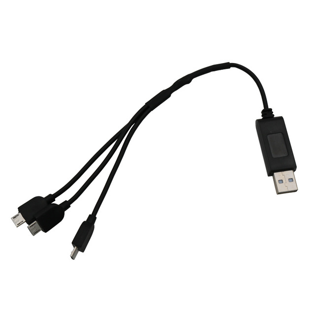 3.7V USB Charging Cable JST SM MX2.0 Plug Lithium Battery Charger QC2.0 ABS Material Short Circuit Protection for RC Aircraft