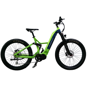 VTT Vélo de Montagne à Moteur Central Batterie Lithium 48V Suspension Intégrale Freins à Disque Hydrauliques Cadre en Aluminium Sans Balais Haute Vitesse - Product Image 6