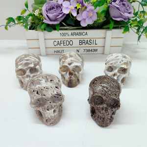 Kindfull pha lê nóng bán làm bằng tay bức tượng sphalerite với sáng bóng druzy hộp sọ cho món quà - Product Image 5