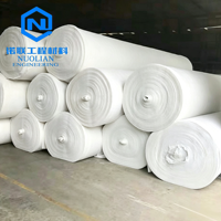 Tissu géotextile non tissé pour drainage, protection des pentes, renforcement des chaussées, barrière anti-herbes, aménagement paysager des allées, pavage routier
