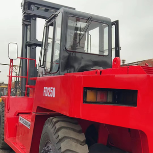 รถยกมิตซูบิชิ FD250 มือสอง ขนาด 25 ตัน 4.5 เมตร 3 ท่อน ขับเคลื่อนล้อหน้า เครื่องยนต์ดีเซล ปี 2023 พร้อมระบบเลื่อนข้างและเสาตู้คอนเทนเนอร์ - Product Image 1