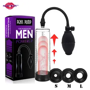 FairyKiss Penis Pump Enlargement High Vacuum Dick Extender Sex Toy For Men Enlarger Male Train Bigger Penis Adult Sexy Product