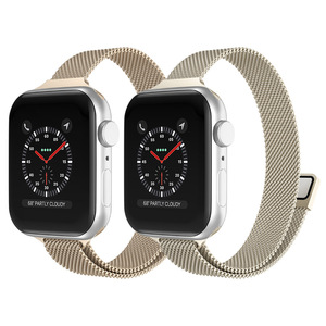 Correa de Metal para IWatch Series 8 7 <span class=keywords><strong>SE</strong></span> <span class=keywords><strong>6</strong></span> 5 4 Banda de Cadena de Acero Inoxidable Ultra para <span class=keywords><strong>Apple</strong></span> <span class=keywords><strong>Watch</strong></span> Band 38mm 41mm 44 45mm Banda de Moda - Product Image 1