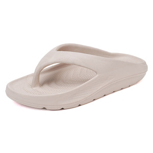 Chanclas para mujer, sandalias de playa antideslizantes con suela gruesa de EVA para uso en el hogar y al aire libre, talla 40-45, color blanco, negro y gris - Product Image 5
