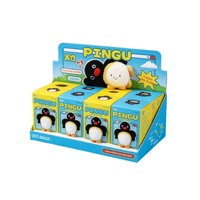 Vente en gros de boîtes mystères authentiques X11 Série Pingu Pingouin, Pendentif en peluche MINI MEME, Adorables figurines décoratives, Cadeau adorable pour filles