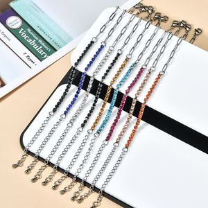 G2255 Vente en gros Bracelets et bracelets de tennis en acier inoxydable avec strass et diamants de 3mm pour femmes - Product Image 2