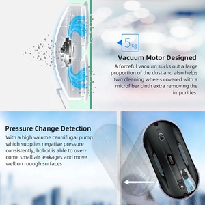 <span class=keywords><strong>Robot</strong></span> limpiador inteligente para ventanas, limpiador ultrasónico de cristales con <span class=keywords><strong>control</strong></span> remoto para teléfono inteligente, <span class=keywords><strong>robot</strong></span> eléctrico de limpieza de ventanas, 2 unidades - Product Image 6