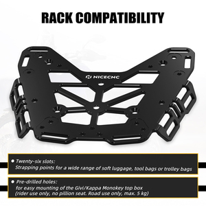 Portapacchi Posteriore NICECNC per Moto Yamaha Tenere 700 XTZ700 2019-2024 - Product Image 5