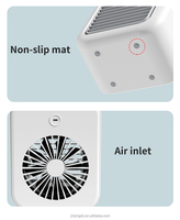 Tête tremblante télécommande ventilateur pliant Usb charge Portable Circulation de l'air humidification ventilateur de pulvérisation