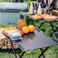 Bureau pliable léger et compact pour l'extérieur, table pliante portable pour le camping
