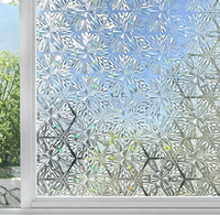 Pegatina Decorativa para Ventanas, Película Estática para Ventanas para Decoración del Hogar