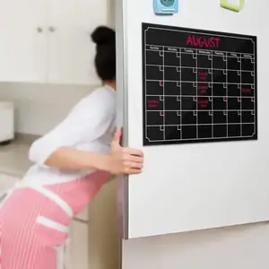 Customizable Kitchenware Reusable Weekly Planner 40*30 CM Magnetic Timetable Fridge Magnets