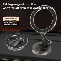 Support de téléphone pour voiture 2024. 1080 °   Rotation, 360° °   Ajuster. Plier. Alliage d'aluminium. pour iPhone/Samsung. Support de tableau de bord. Style chinois de qualité